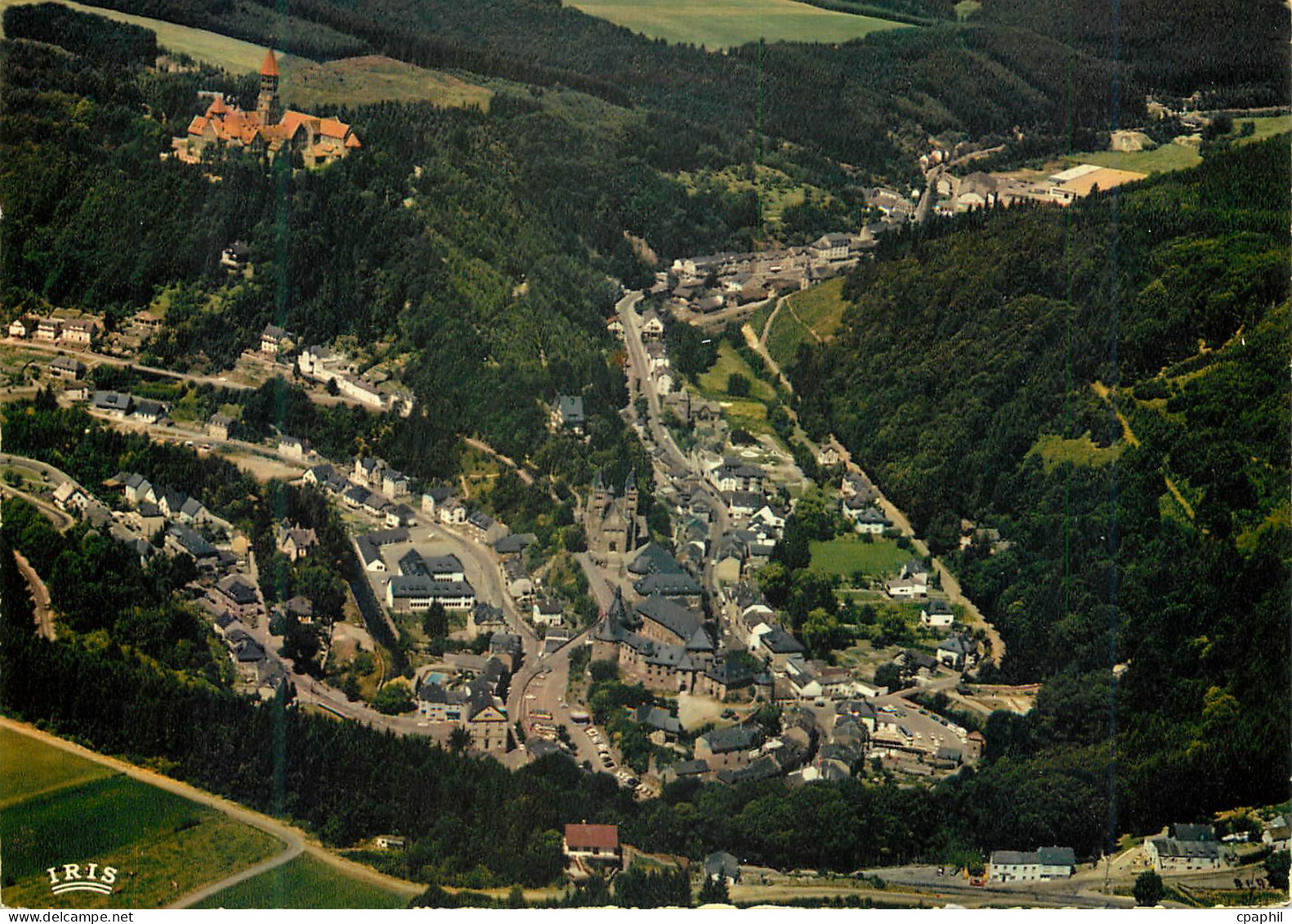 CPM Luxembourg Clervaux Vue aerienne