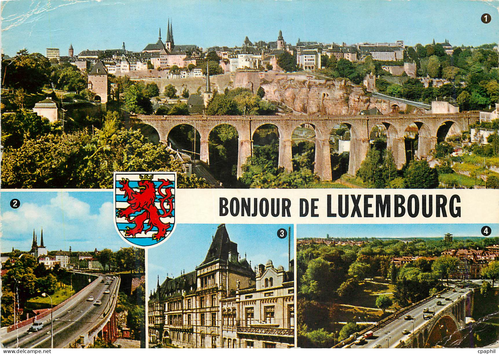 CPM Luxembourg Panorama de la Ville Haute