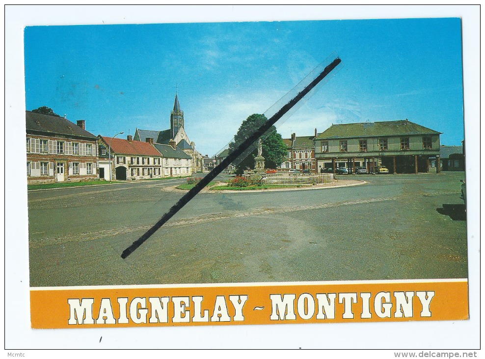 CPM  - Maignelay Montigny  - La Place de Maignelay
