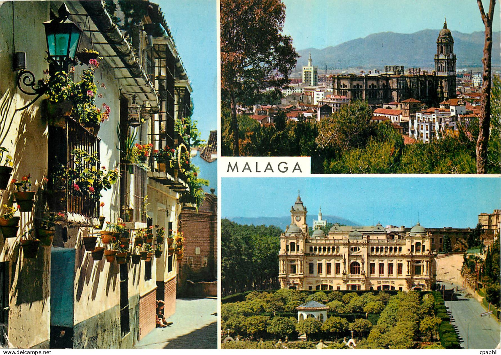 CPM Malaga Beautes de la Ville