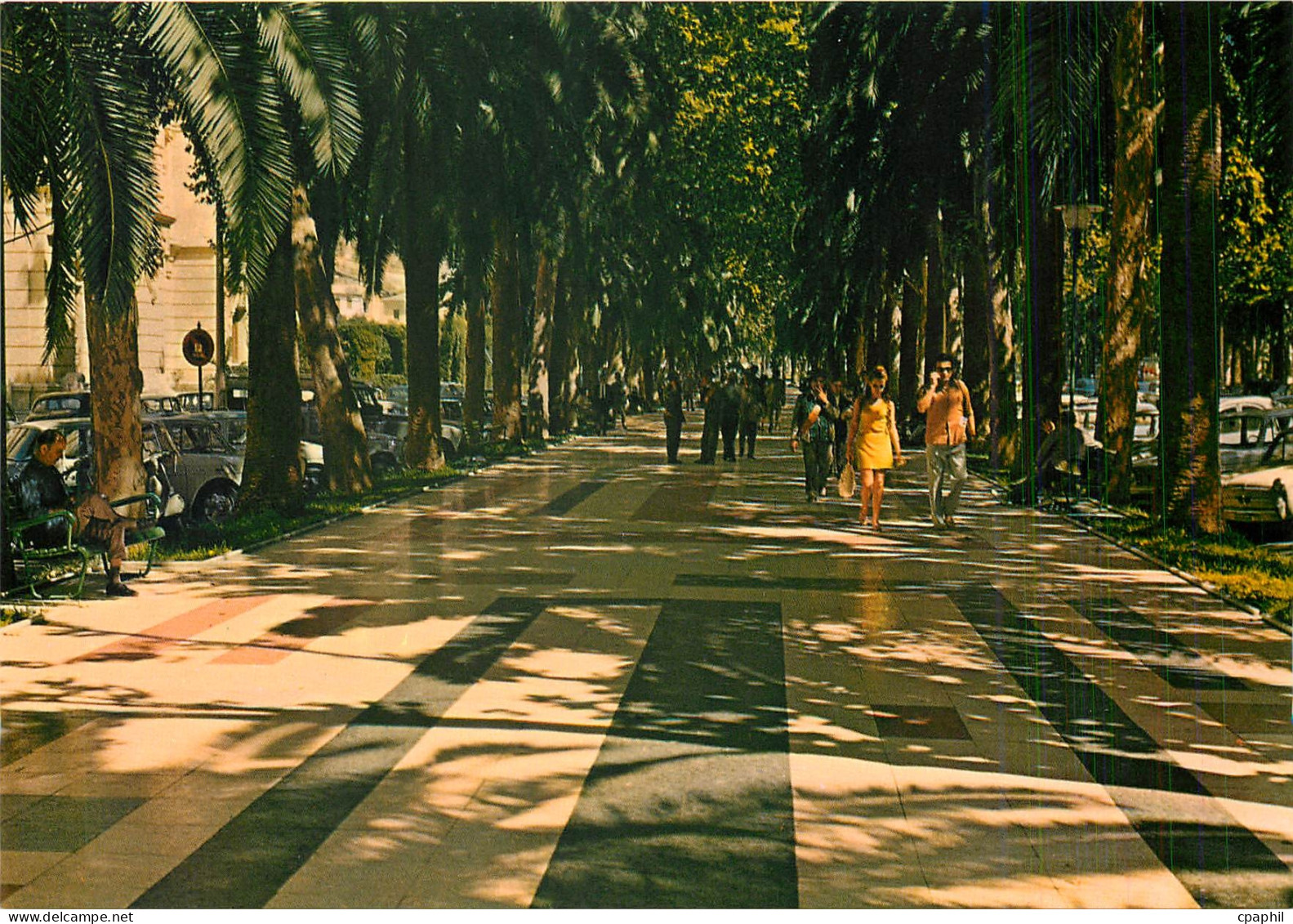 CPM Malaga Promenade du Parc