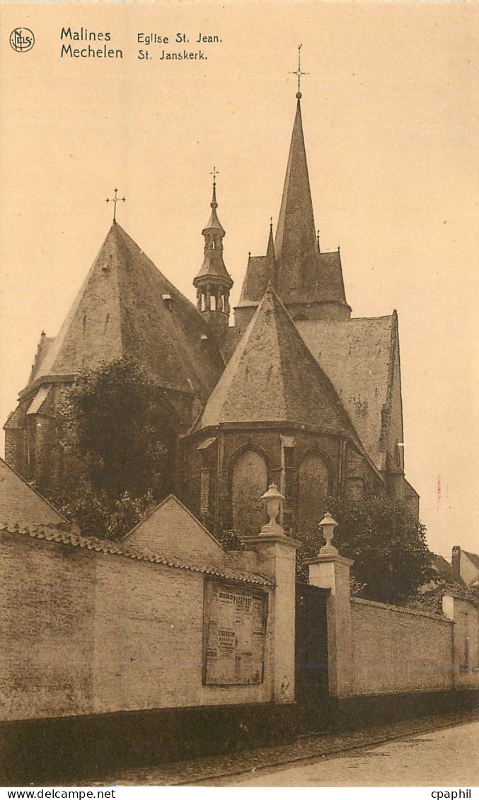 CPM Malines Eglise St Jean