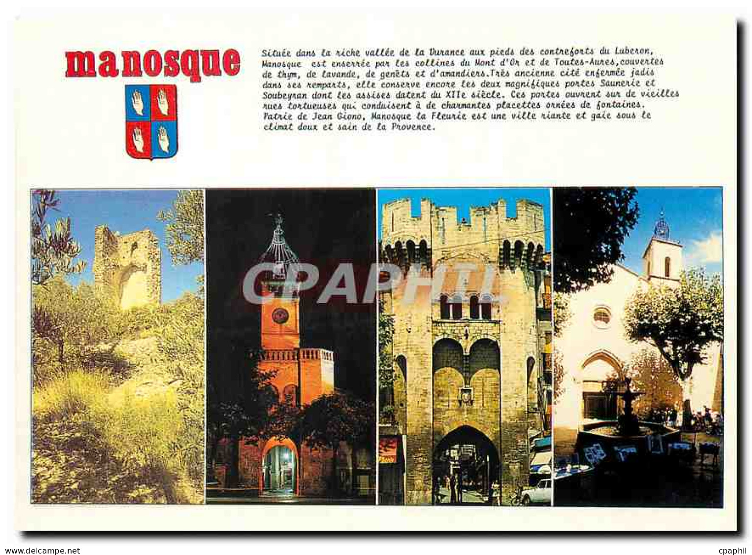 CPM Manosque Alpes de Haute Provence