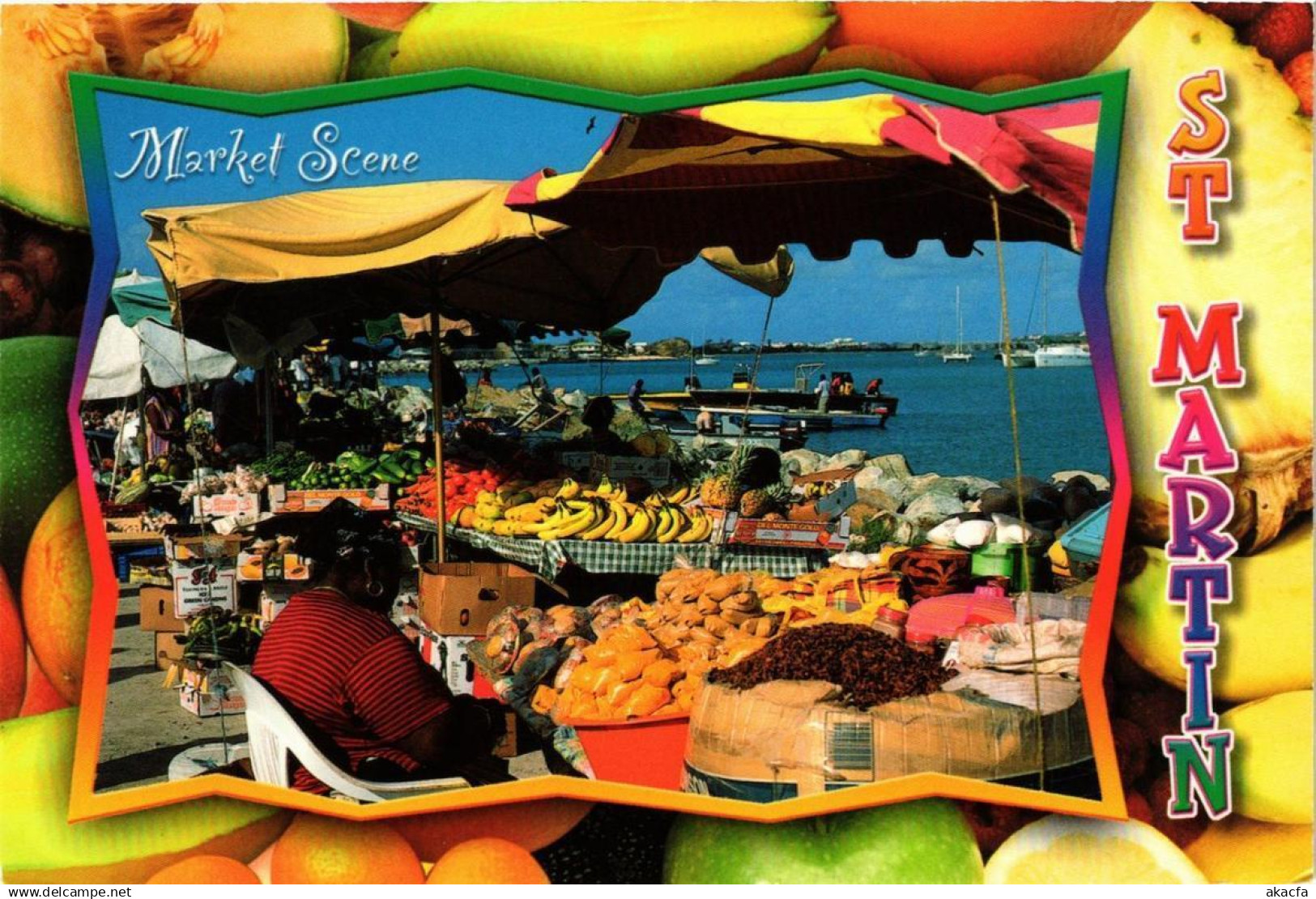 CPM Market Scene ST. MARTIN (646050)