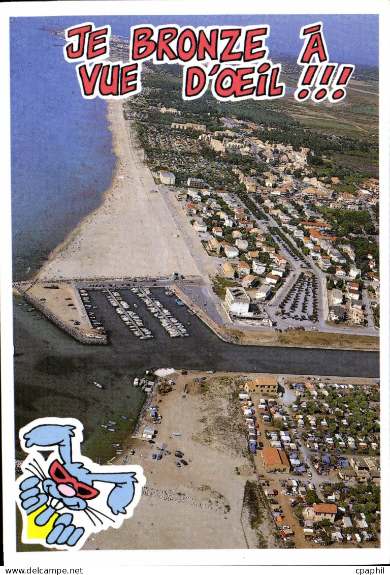 CPM Marseillan Plage les Campings