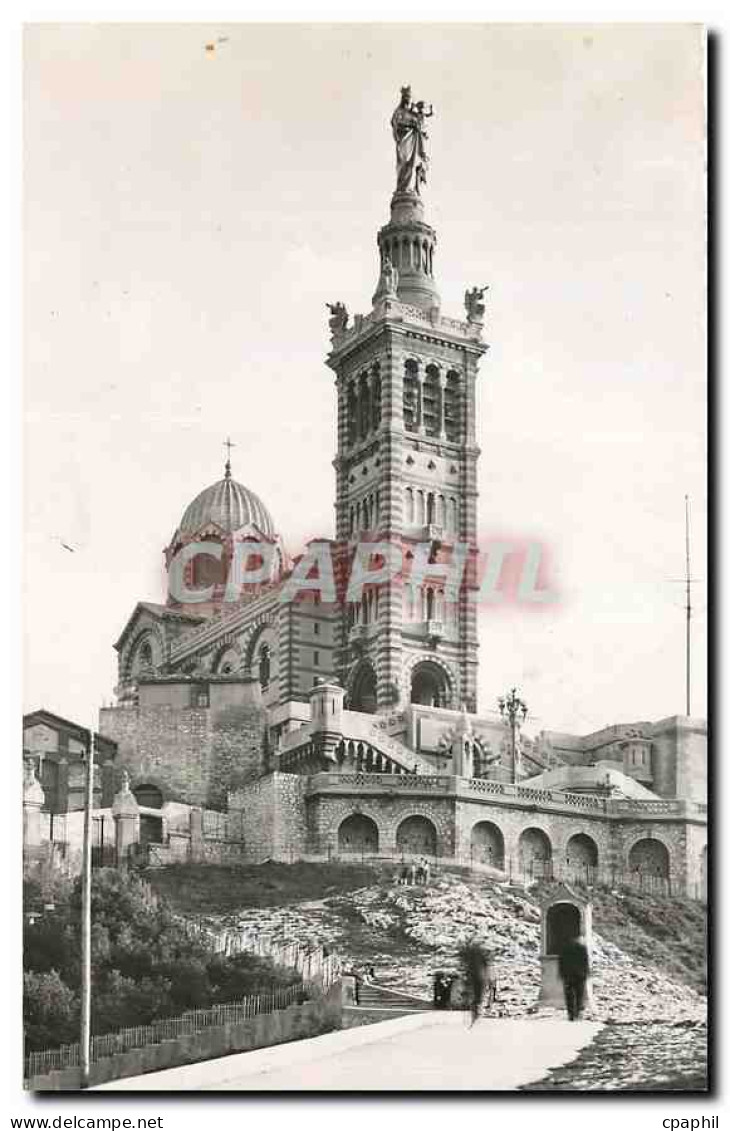 CPM Marseille La Basilique N D de la Garde