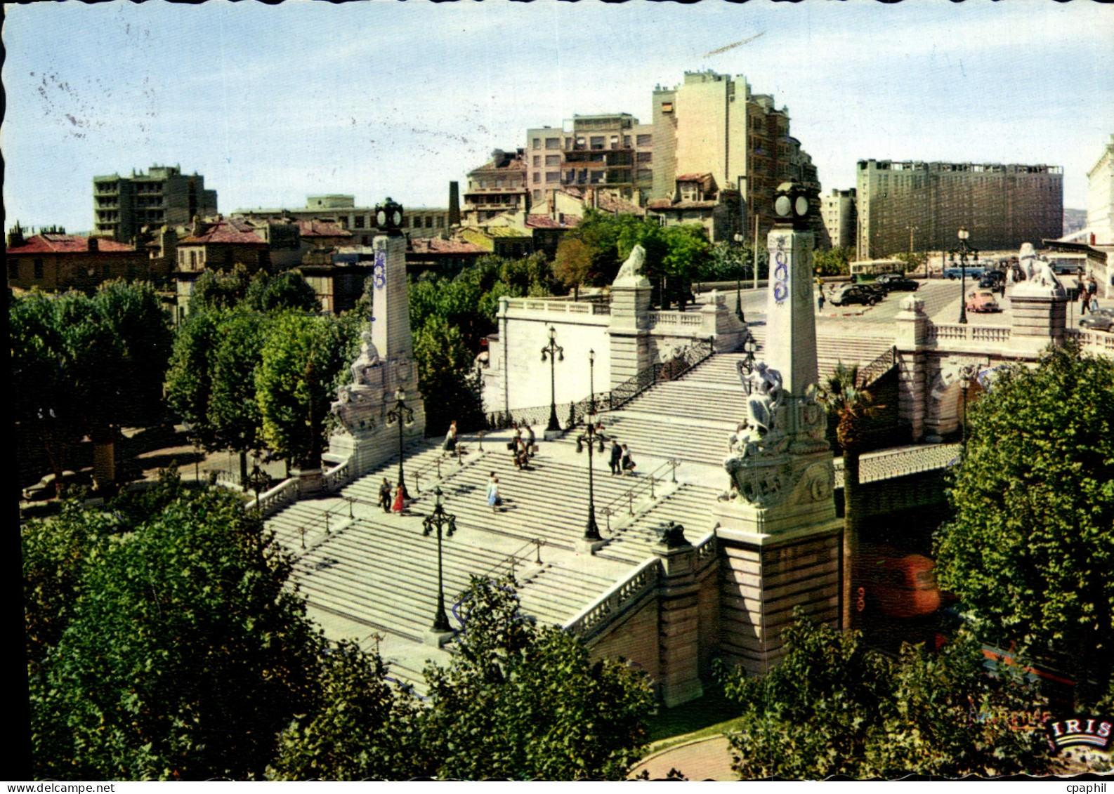 CPM Marseille Les Escaliers de la Gare