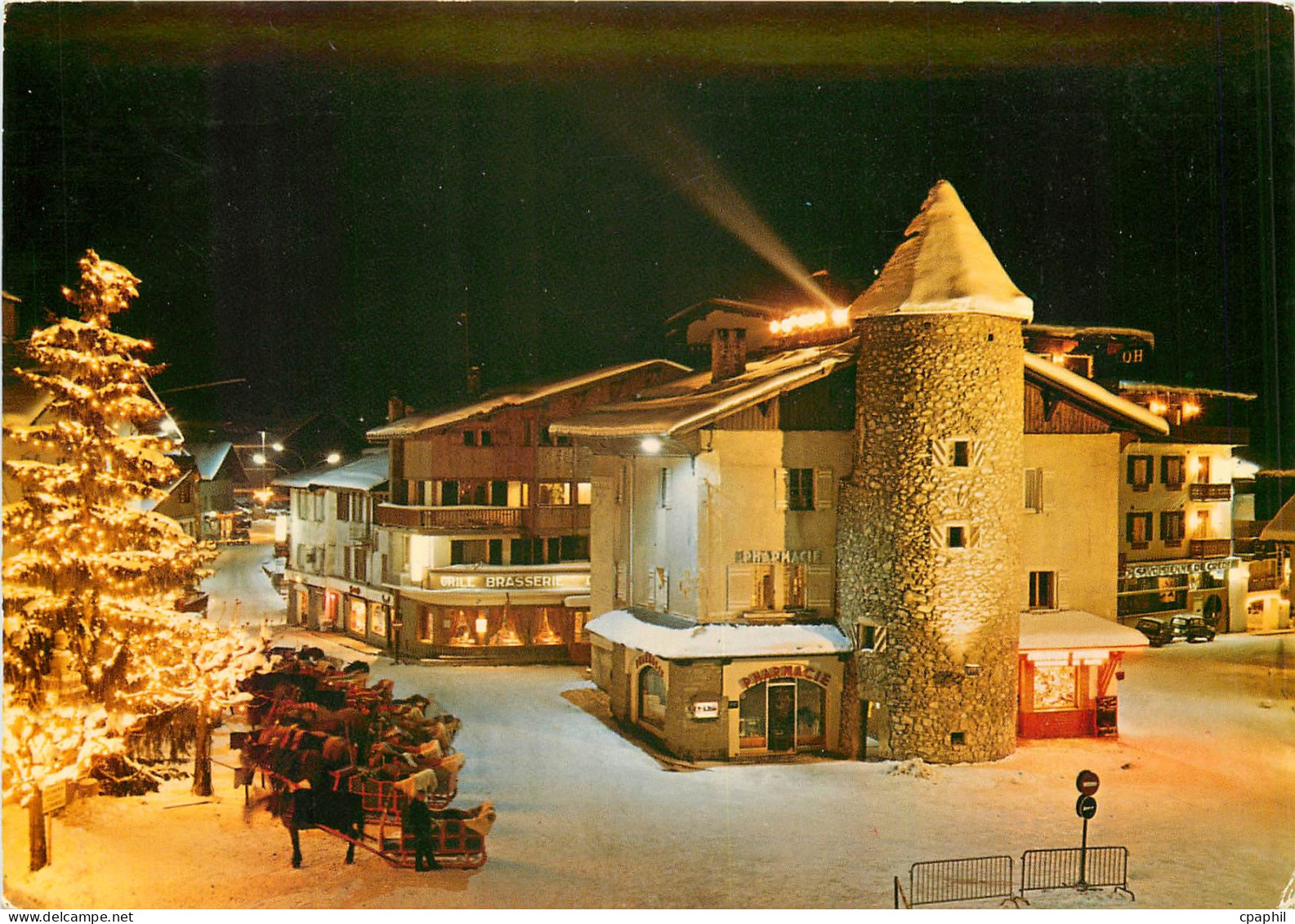 CPM Megeve Capitale des Sports d'Hiver Le Coeur de la Station