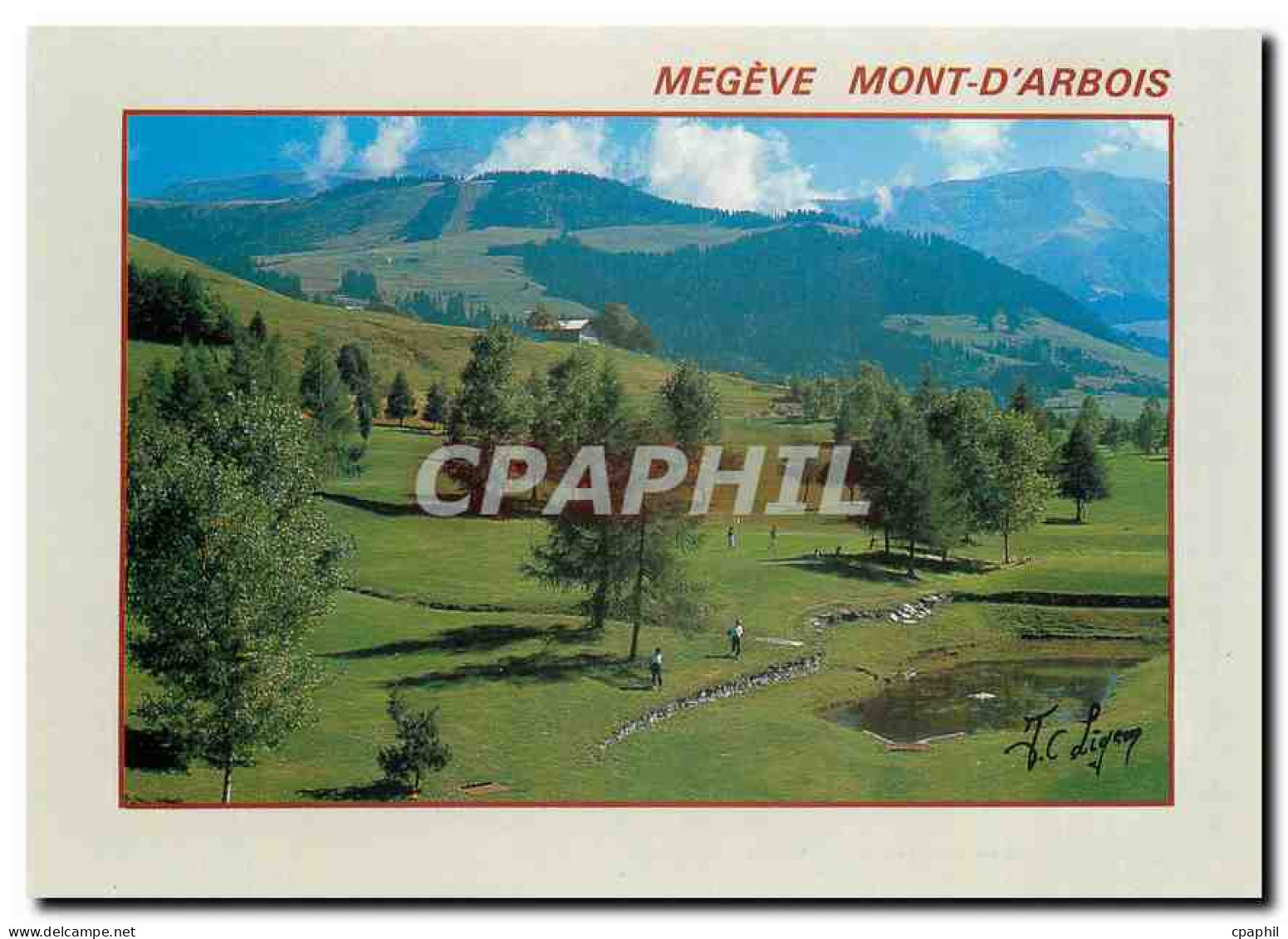 CPM Megeve Mont d'Arbois Haute Savoie France