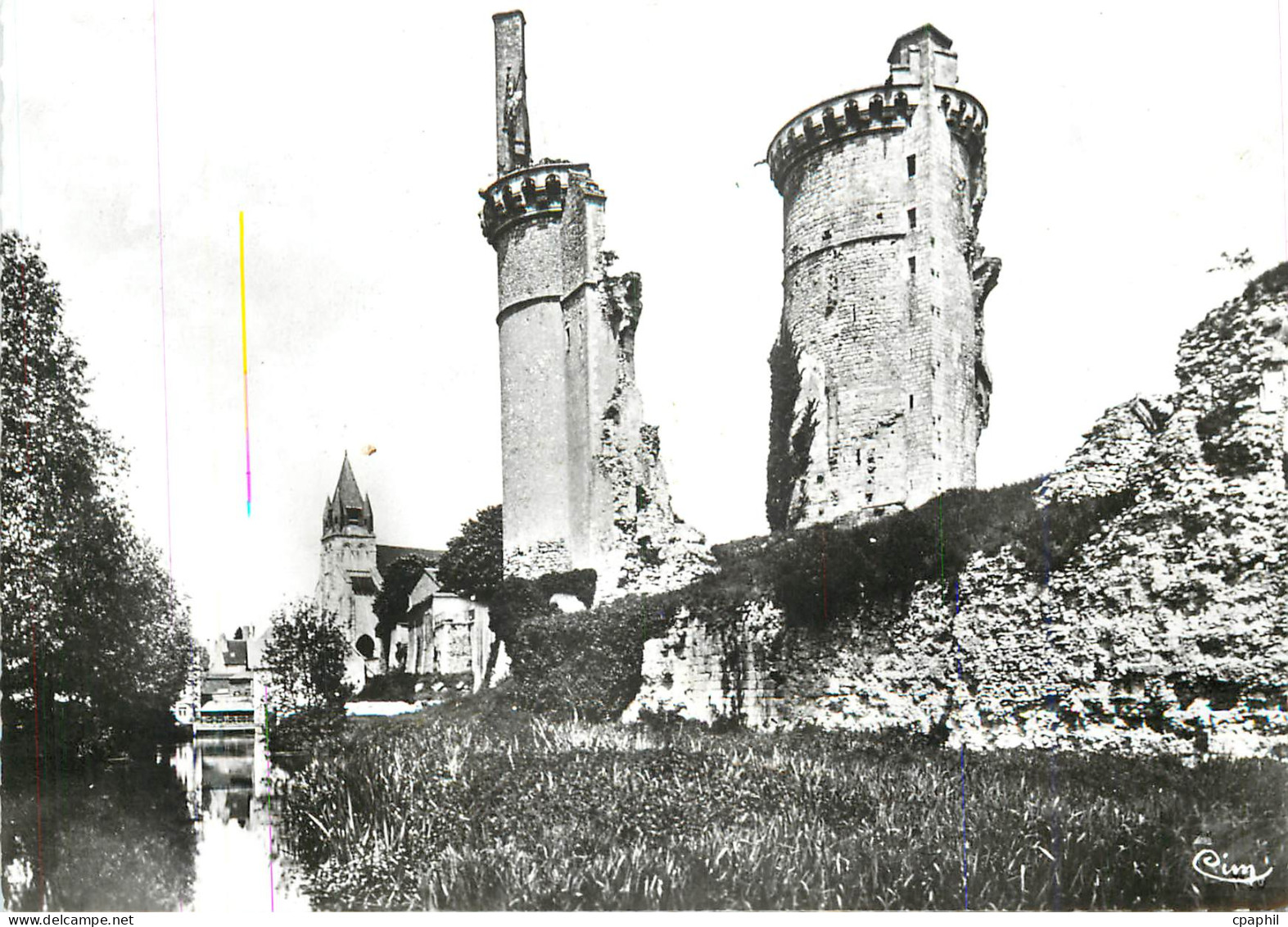 CPM Mehun sur Yevre (Cher) Ruines du Chateau Charles VII (XVe S)