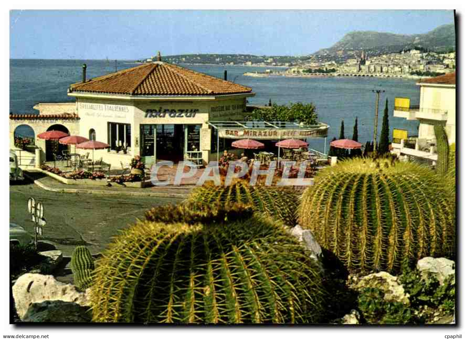 CPM Menton Frontiere Le Mirazur Menton Le Cap Martin Bar Biere