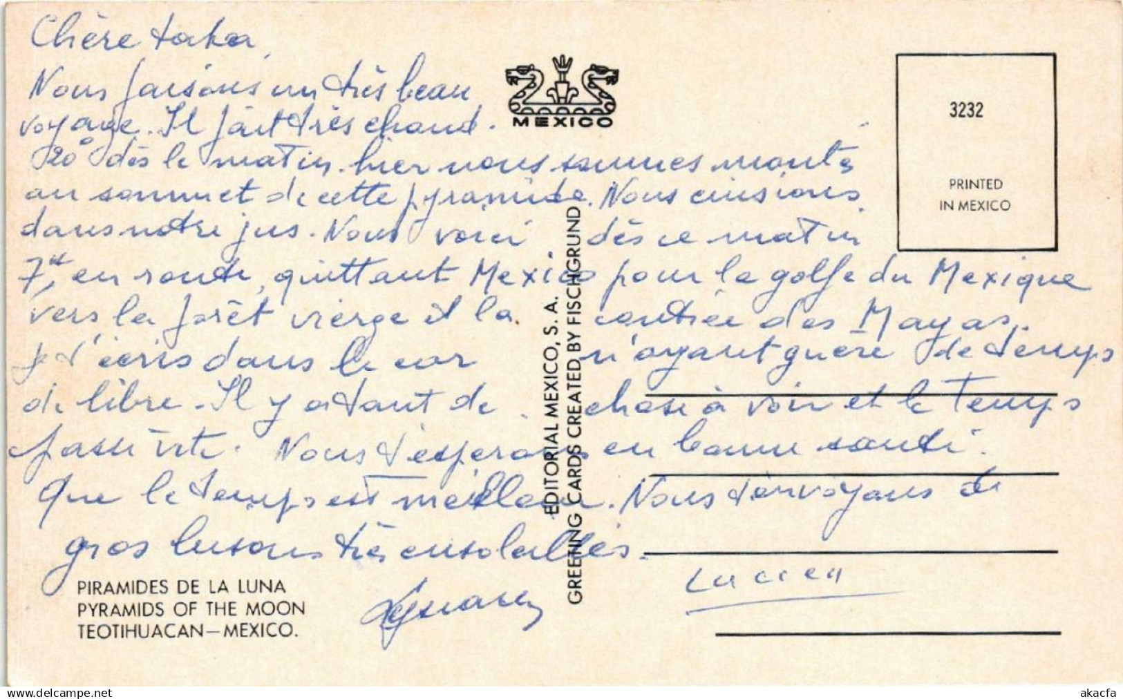 CPM Mexico Piramides de la Luna MEXICO (599380)