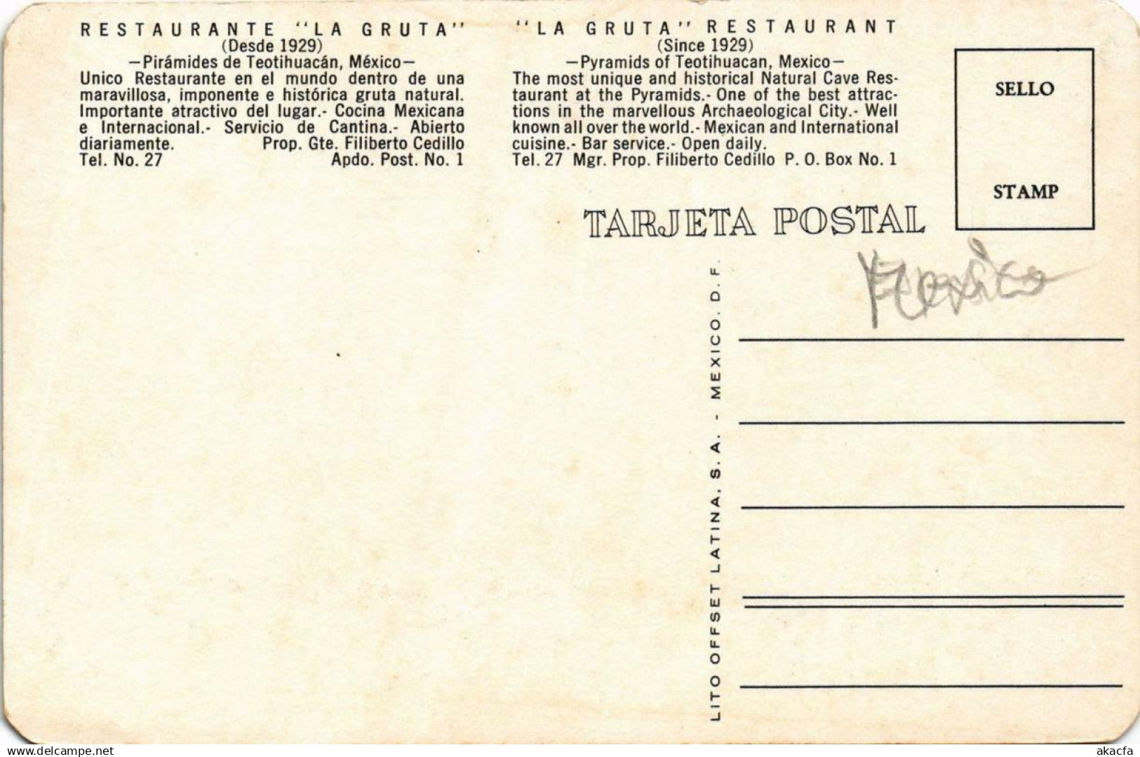 CPM MEXICO Piramides de TEOTIHUACAN MEXICO (649302)