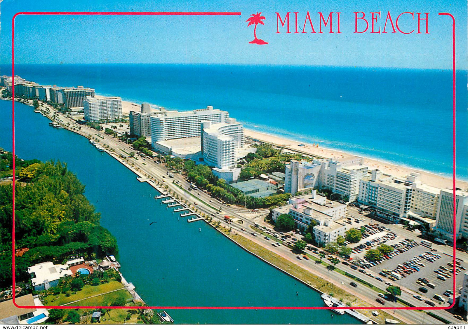 CPM Miami beach looking northeast showing the shawnee resort