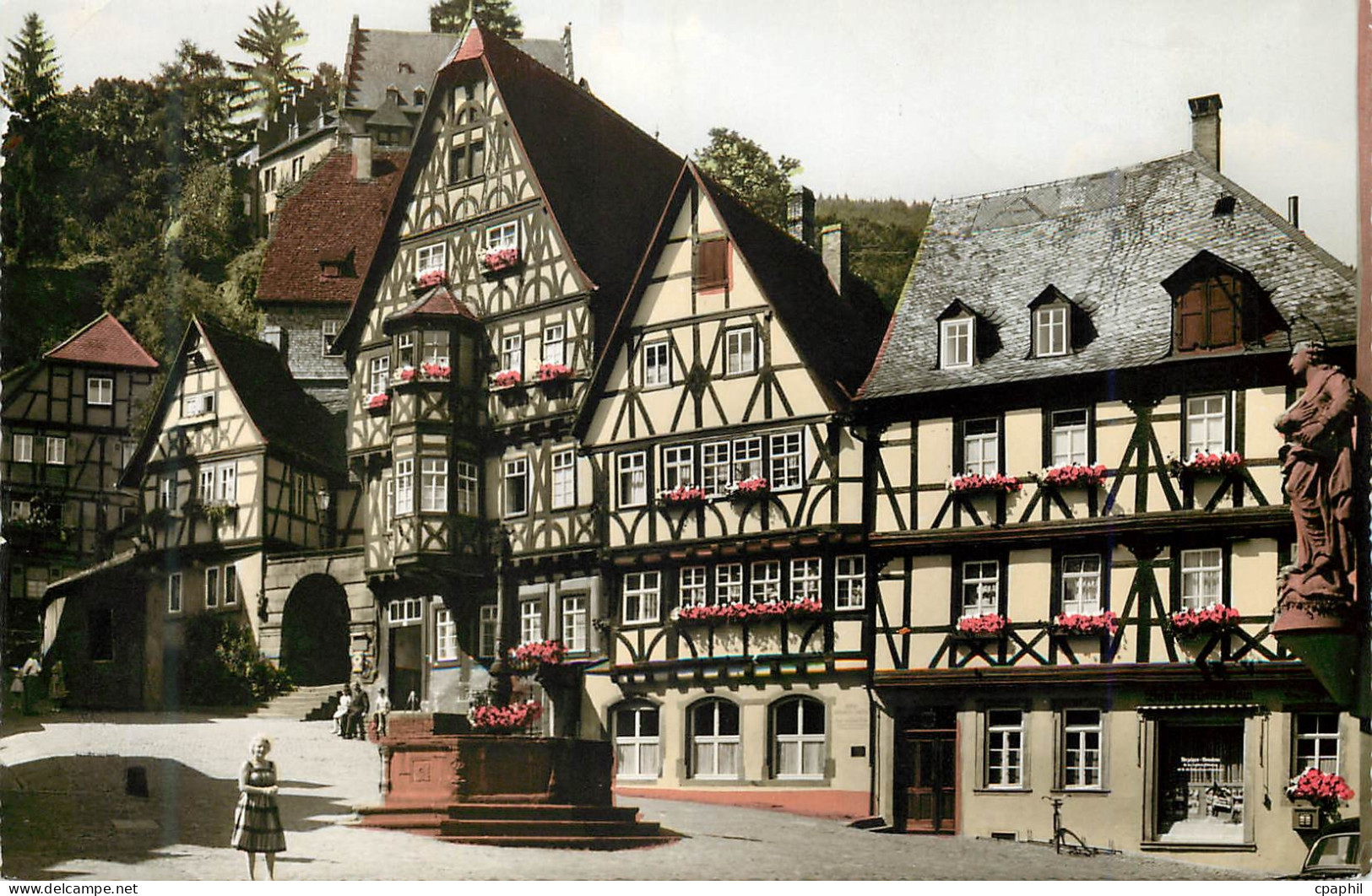 CPM Miltenberg am Main Histor Marktplatz