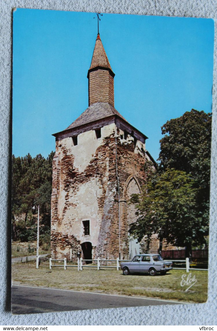 Cpm, Mimizan, la tour de l'abbaye de Mimizan, Landes 40