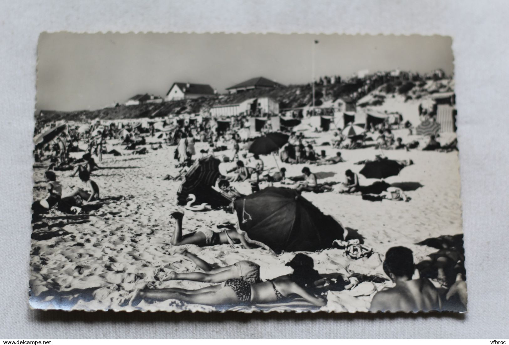 Cpm, Mimizan plage, la plage, Landes 40