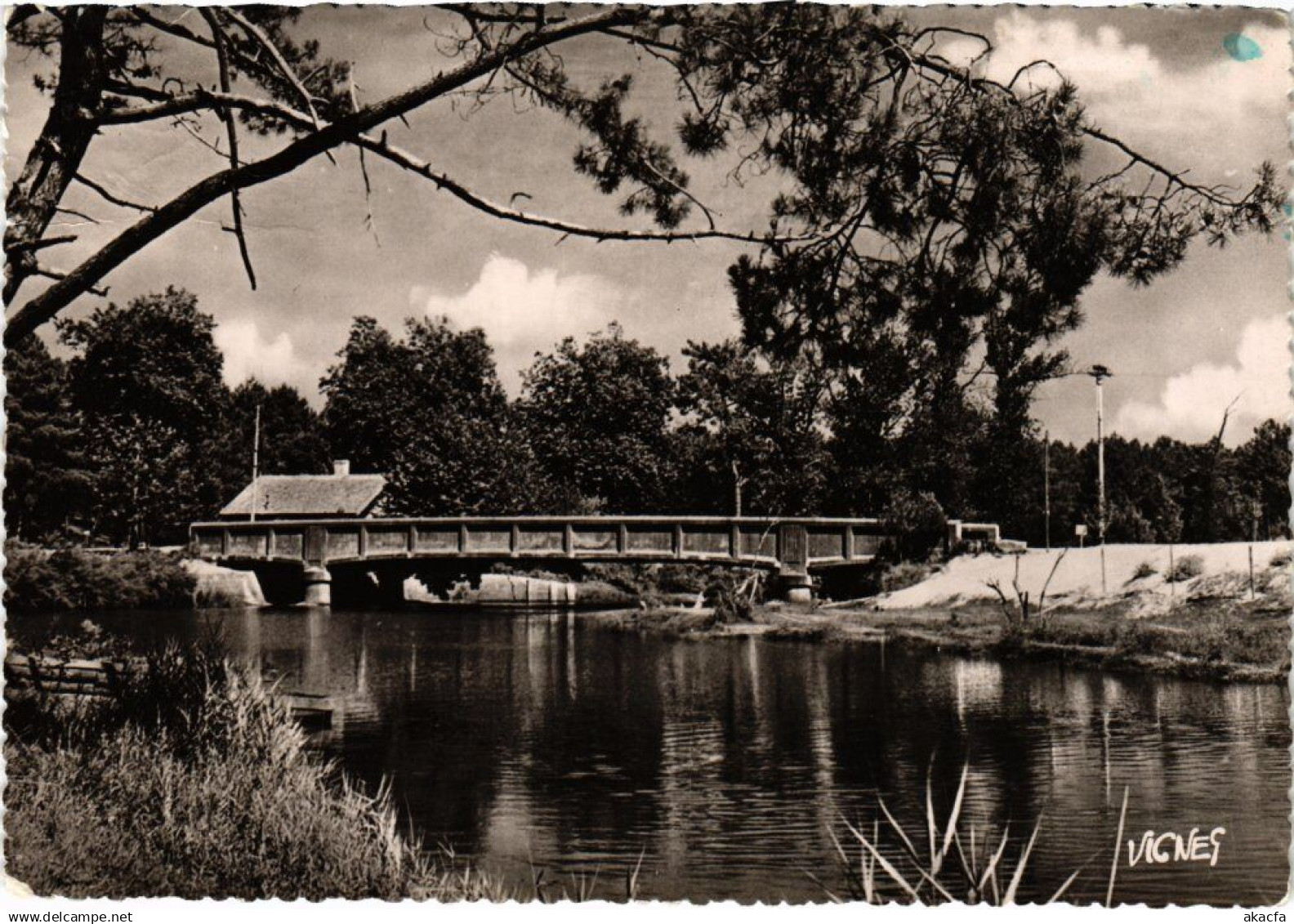 CPM Mimizan-Plage Le Pont vers Mimizan Sud FRANCE (1337261)