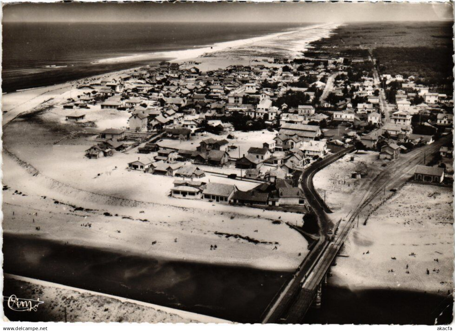 CPM Mimizan-Plage Vue aerienne FRANCE (1337281)