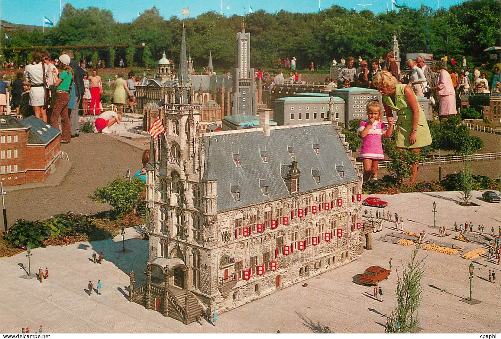 CPM Miniatuurstad Madurodam Den Haag Hotel de ville a Gourda