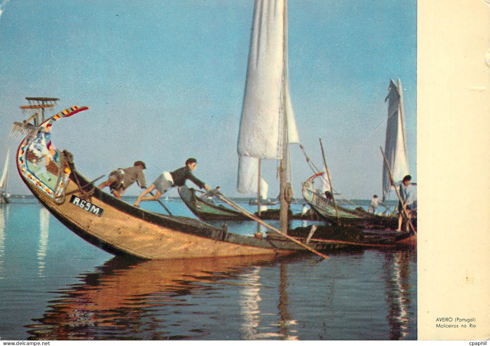 CPM Molceiros River Aveiro Bateau de peche