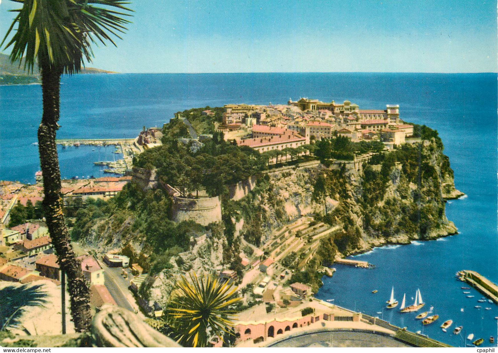 CPM MONACO vue generale du rocher de monaco