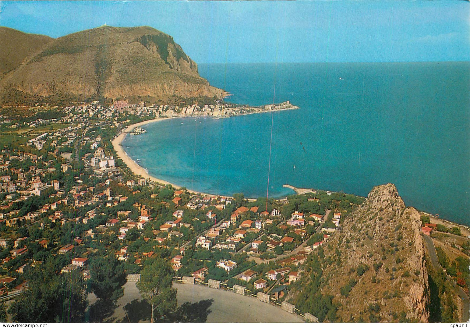 CPM Mondello Panorama Plages montagnes Mer