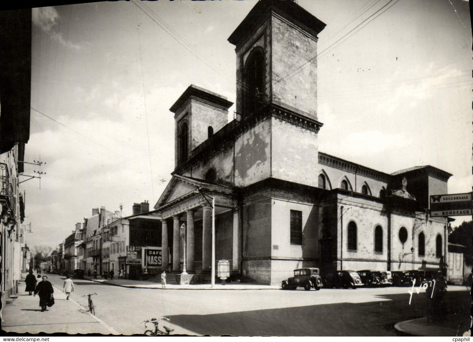 CPM Mont De Marsan Eglise De La Madeleine