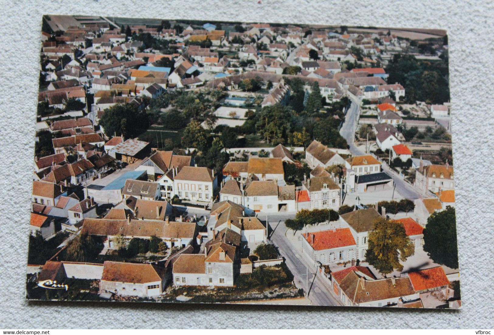 Cpm, Mont saint Sulpice, vue générale aérienne, Yonne 89