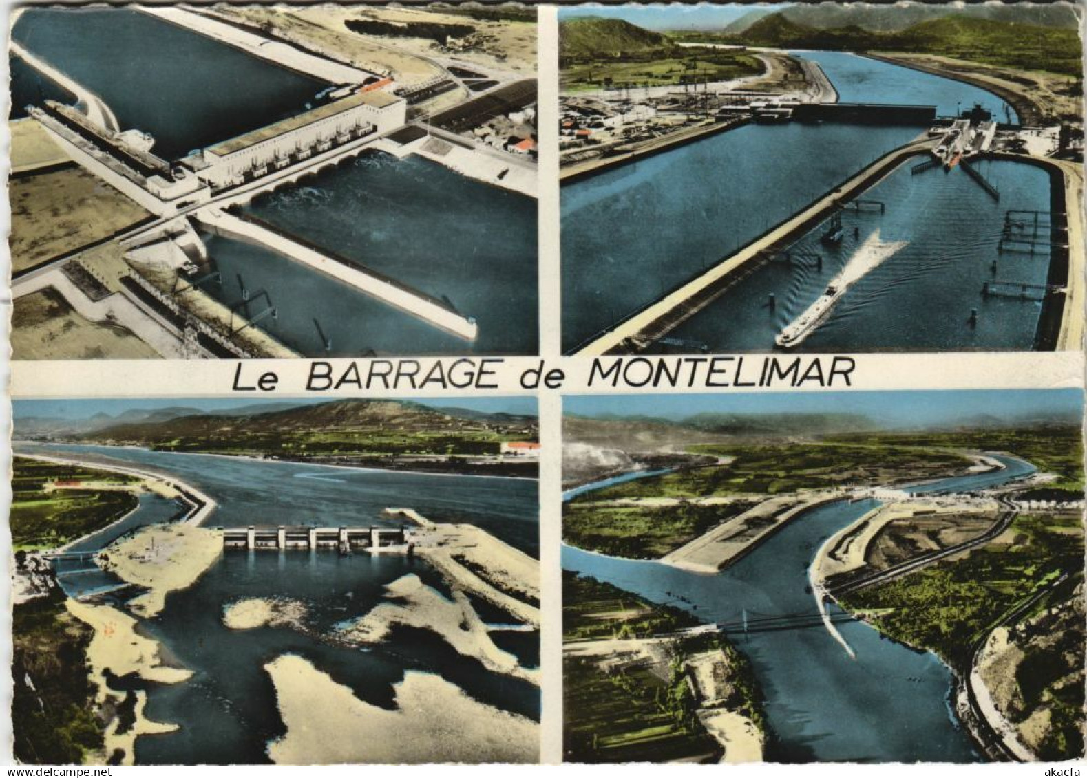 CPM MONTELIMAR CHATEAUNEUF-du-RHONE - Barrage de Montelimar (1089660)