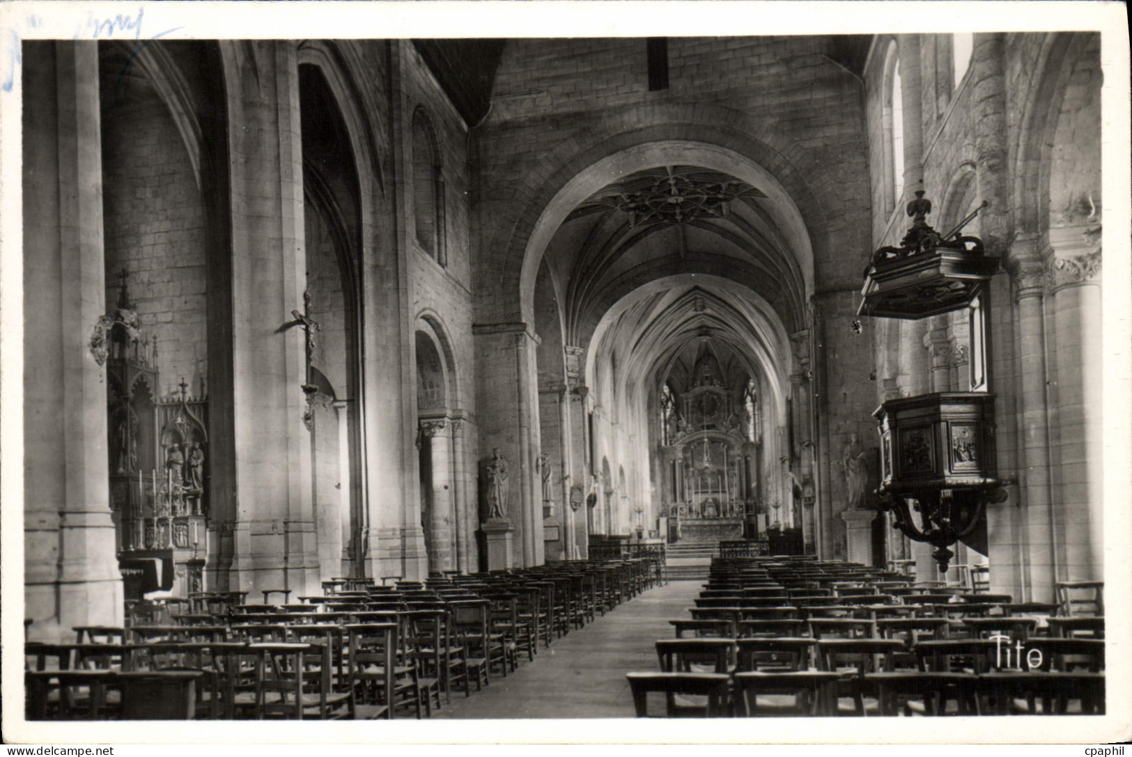 CPM Montivilliers Interieur de l'Abbaye