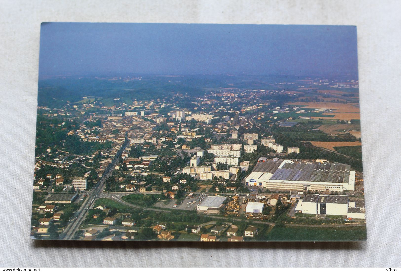 Cpm, Montluel, vue générale, Ain 01