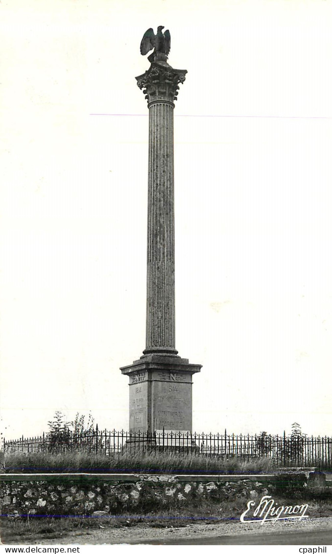 CPM Montmirail (Marne) Colonne Commemorative de la Victoire de Montmirail Marchais