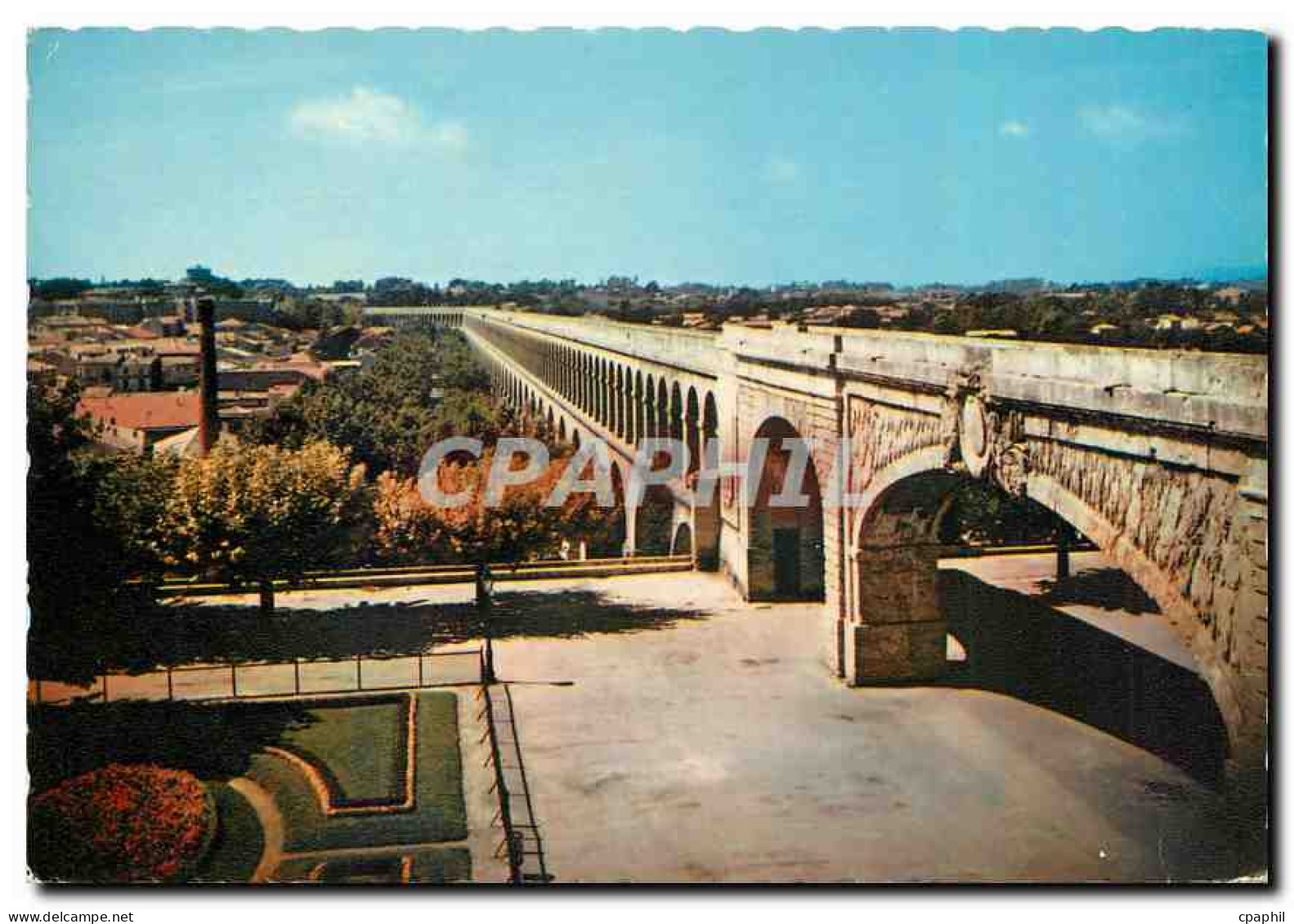 CPM Montpellier (Herault) Promenade du Peyrou l'Aqueduc Saint Clement (XVIIIes 800 m)