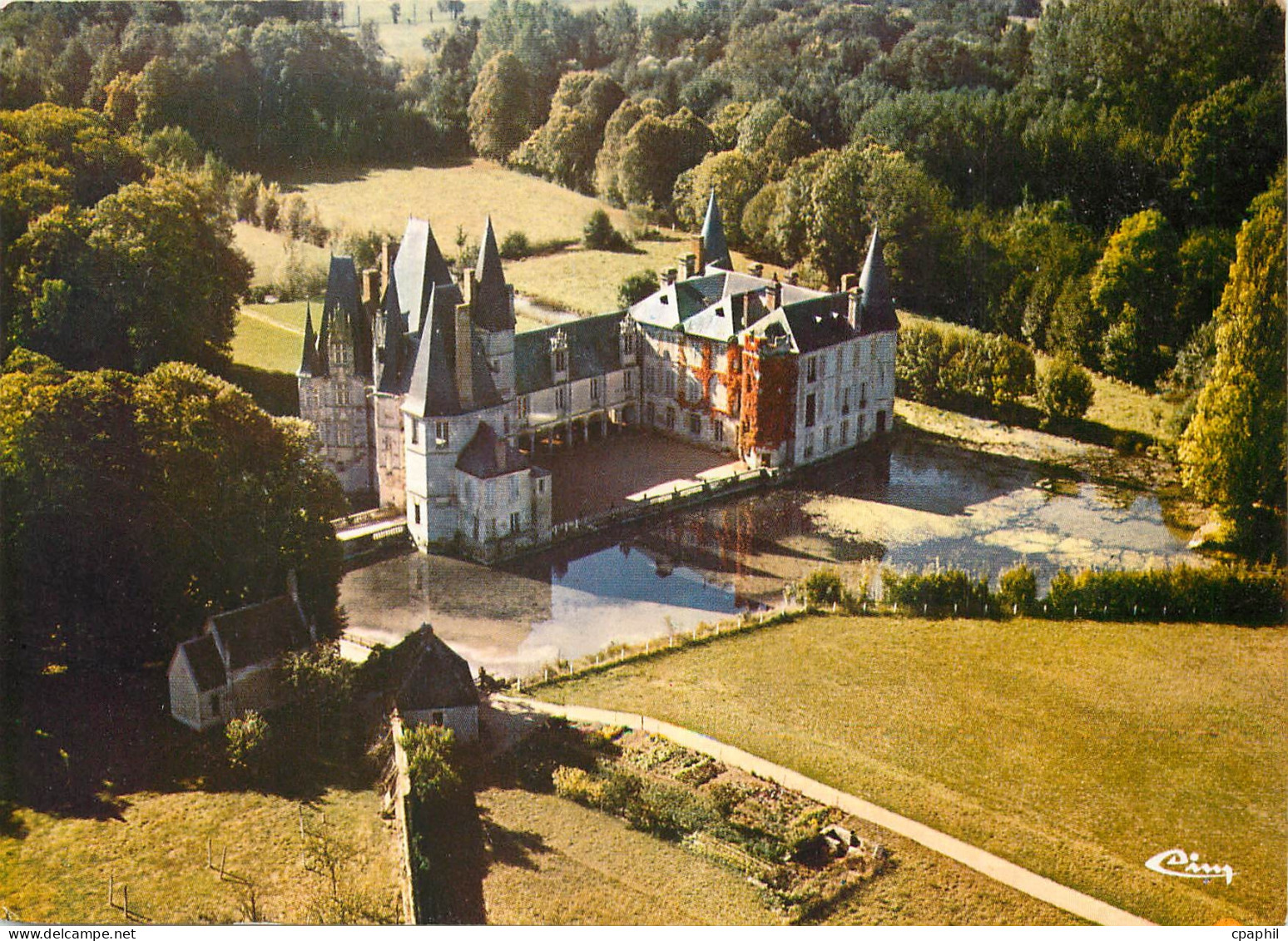 CPM Mortree Orne Vue aerienne Chateau d'O du XVe au XVIIe s
