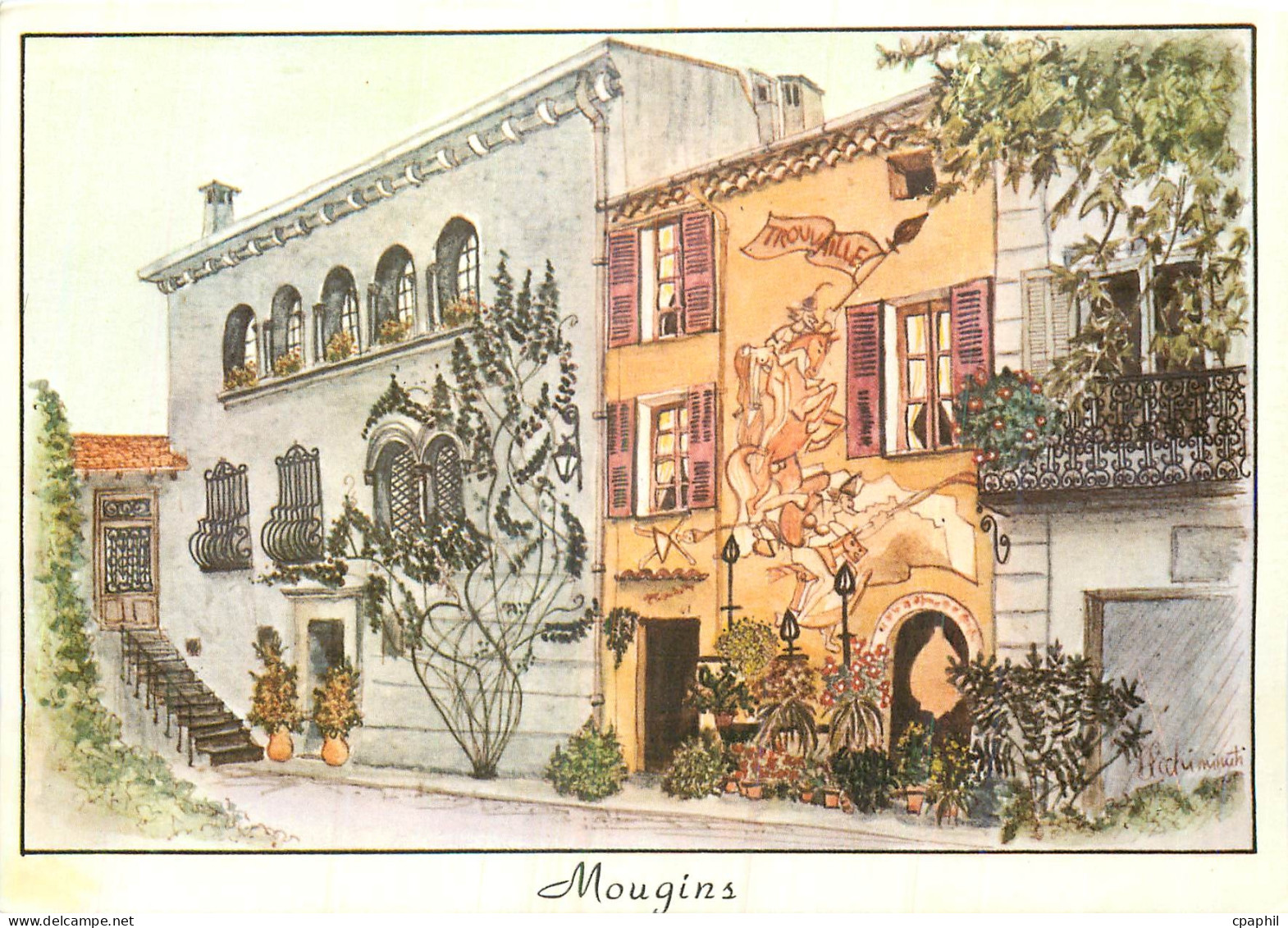 CPM Mougins (Alpes Mar) Facade
