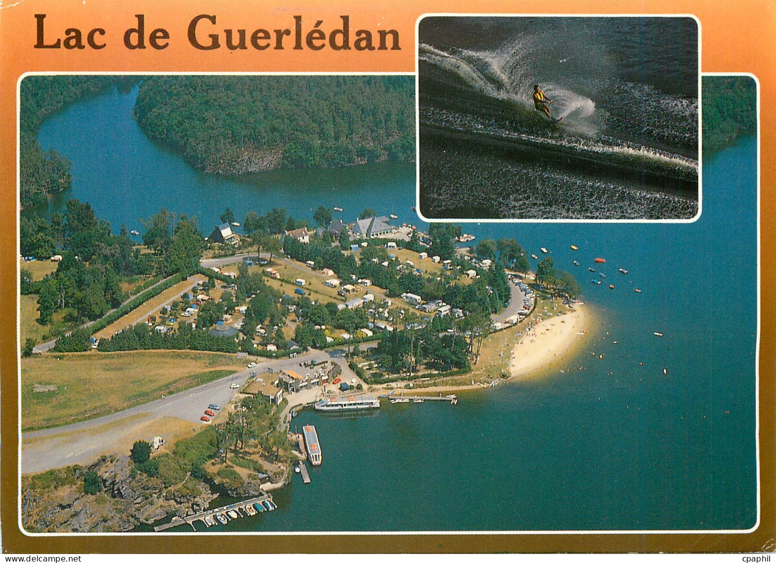 CPM Mur de Bretagne Caurel Le lac de Guerledan