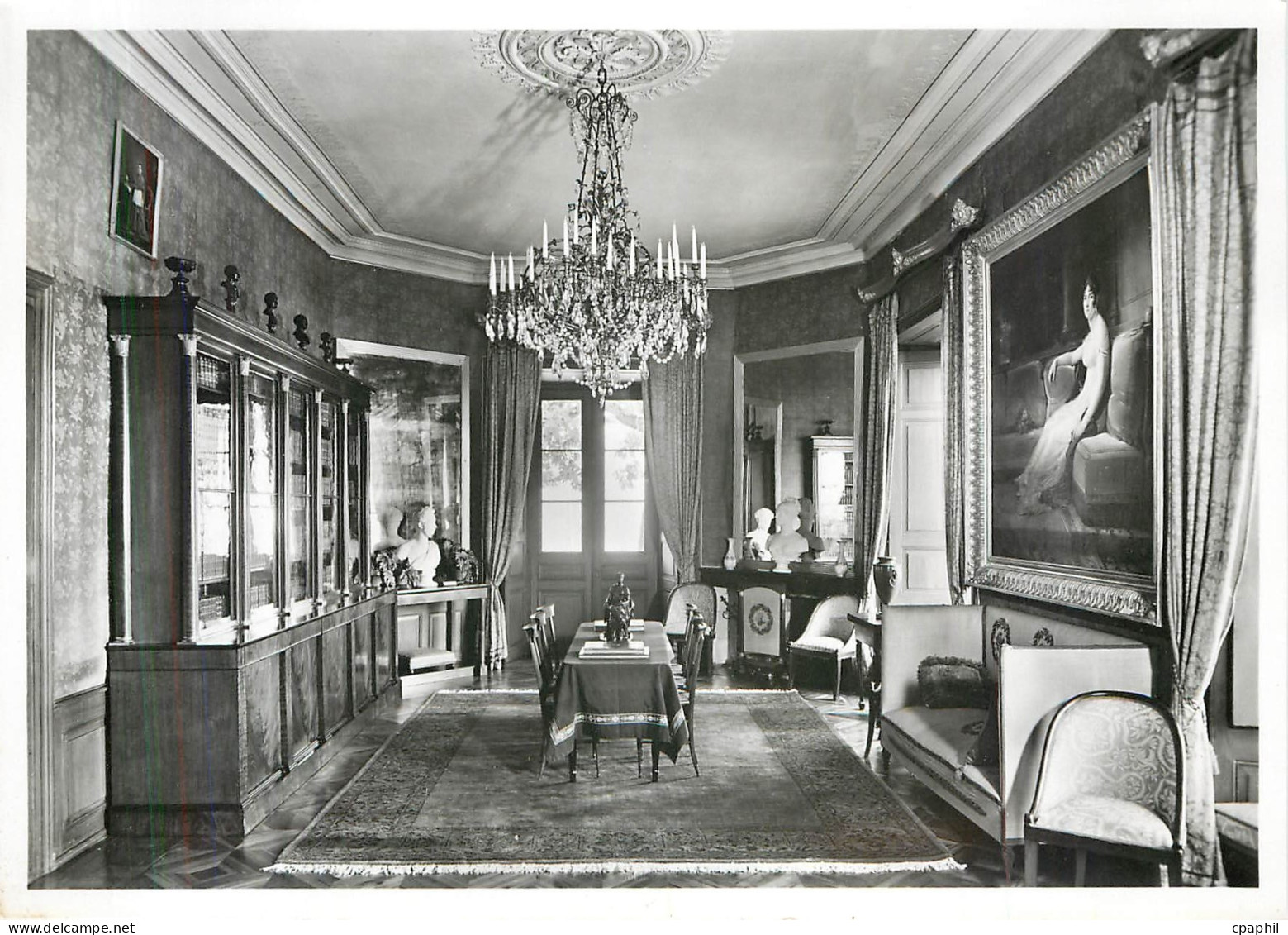 CPM Napoleon Museum Arenenberg Bibliotheksalon d Konigin Hortense