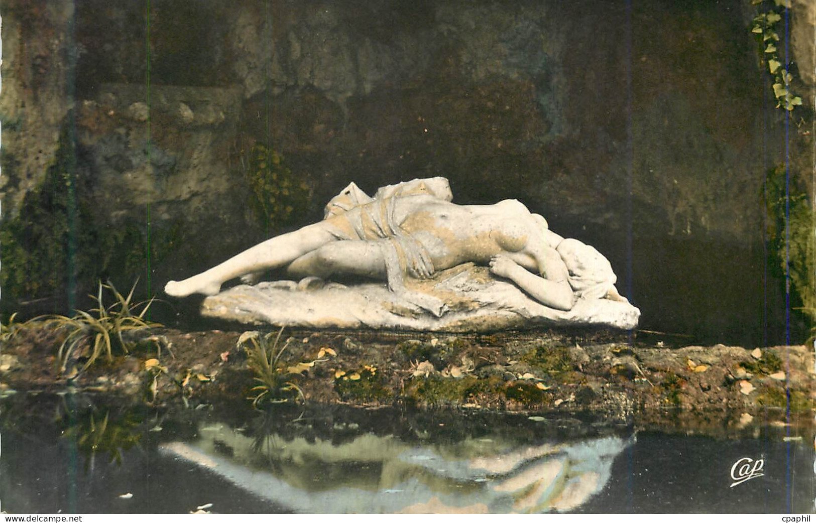 CPM Nerac La Garenne La Grotte de Fleurette
