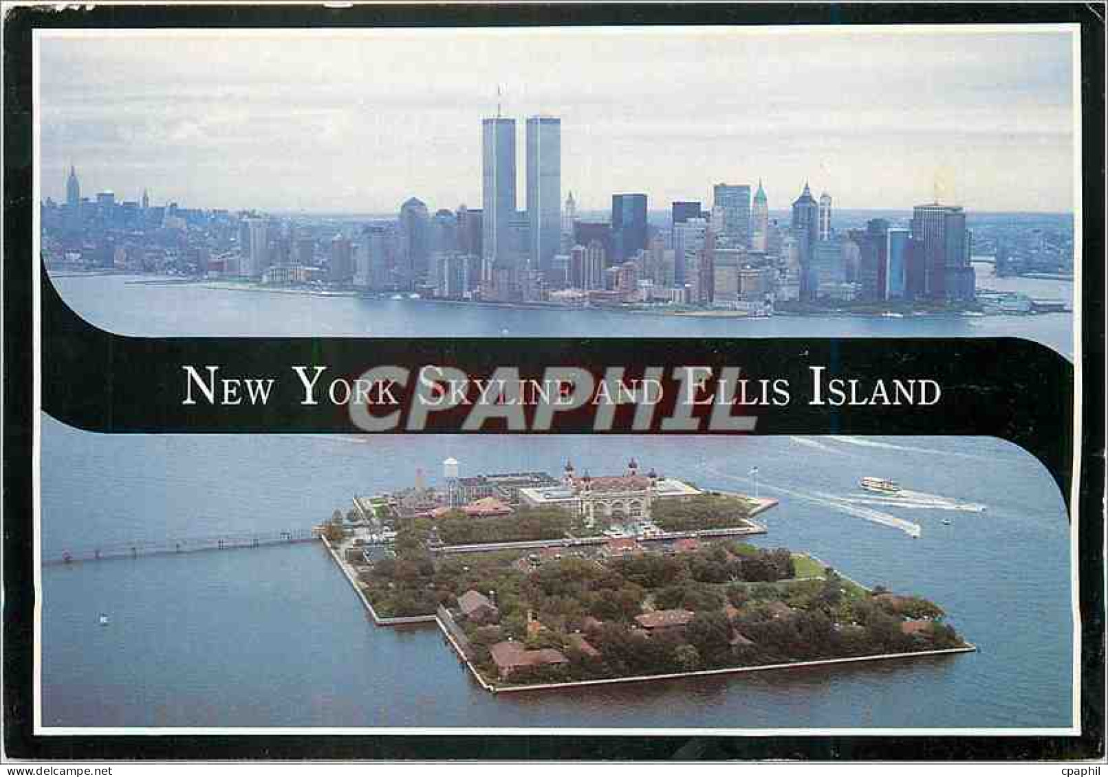 CPM New York Skyline and Ellis Island