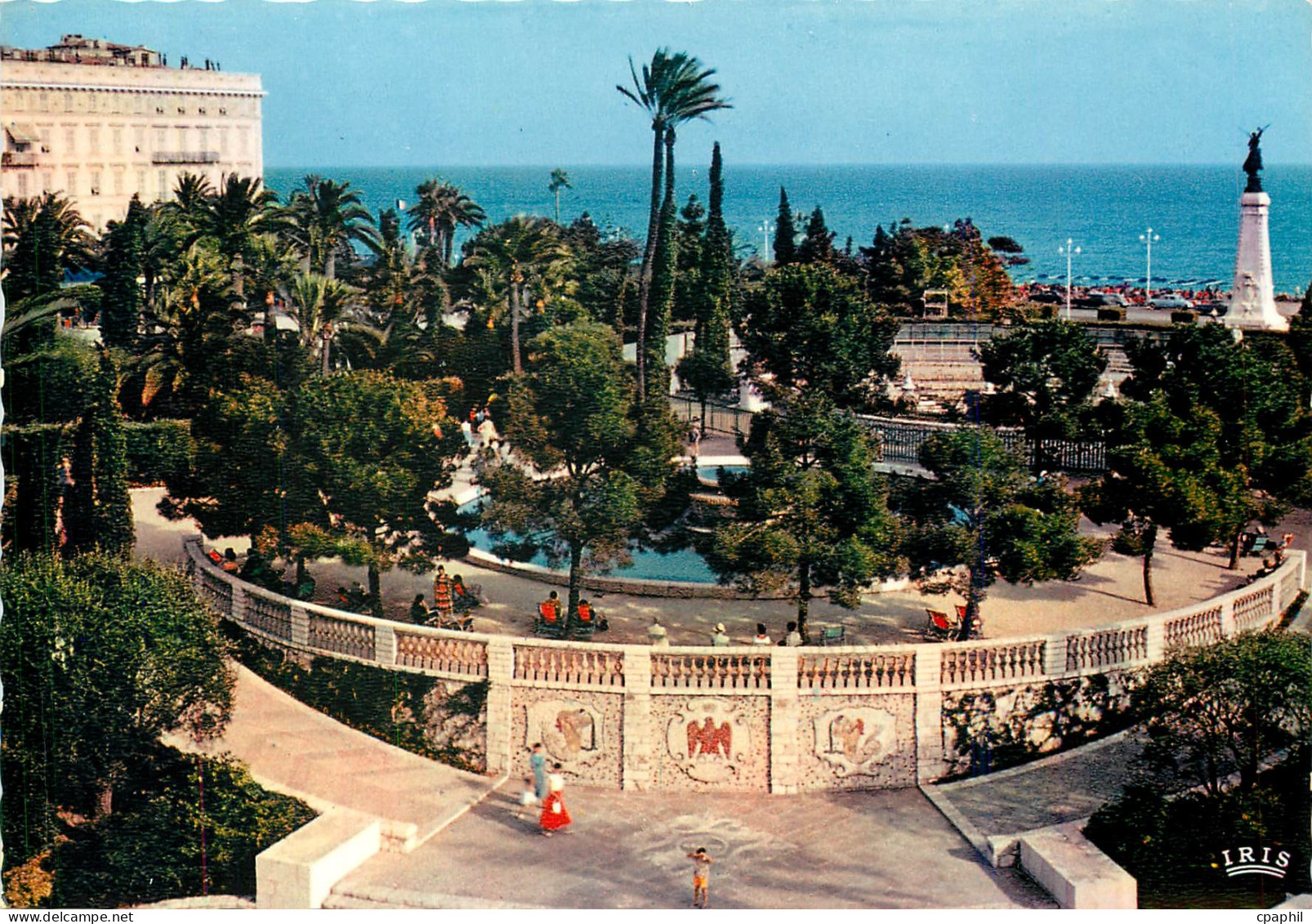 CPM Nice AM Les Jardins Albert 1er et le Theatre de Verdure