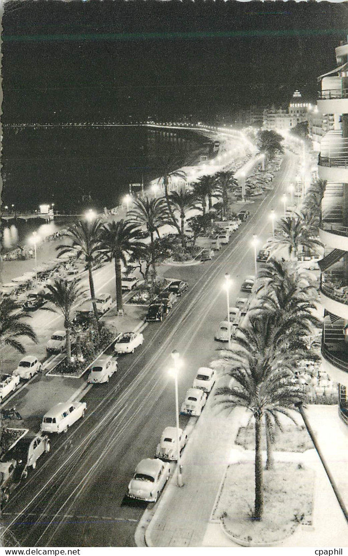 CPM Nice la Nuit