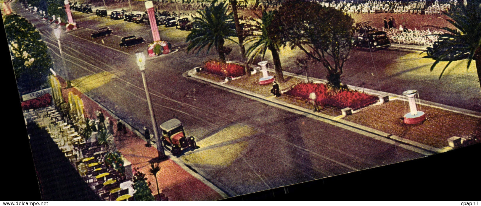 CPM Nice La Nuit La Promenade des Anglais