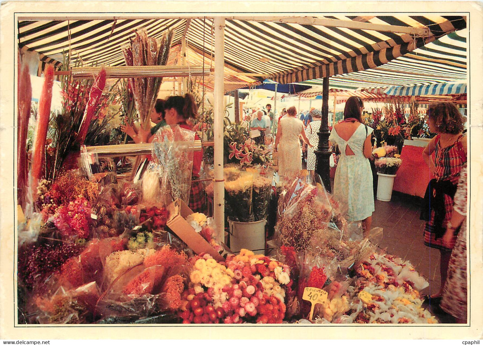CPM Nice Le Marche aux ileurs