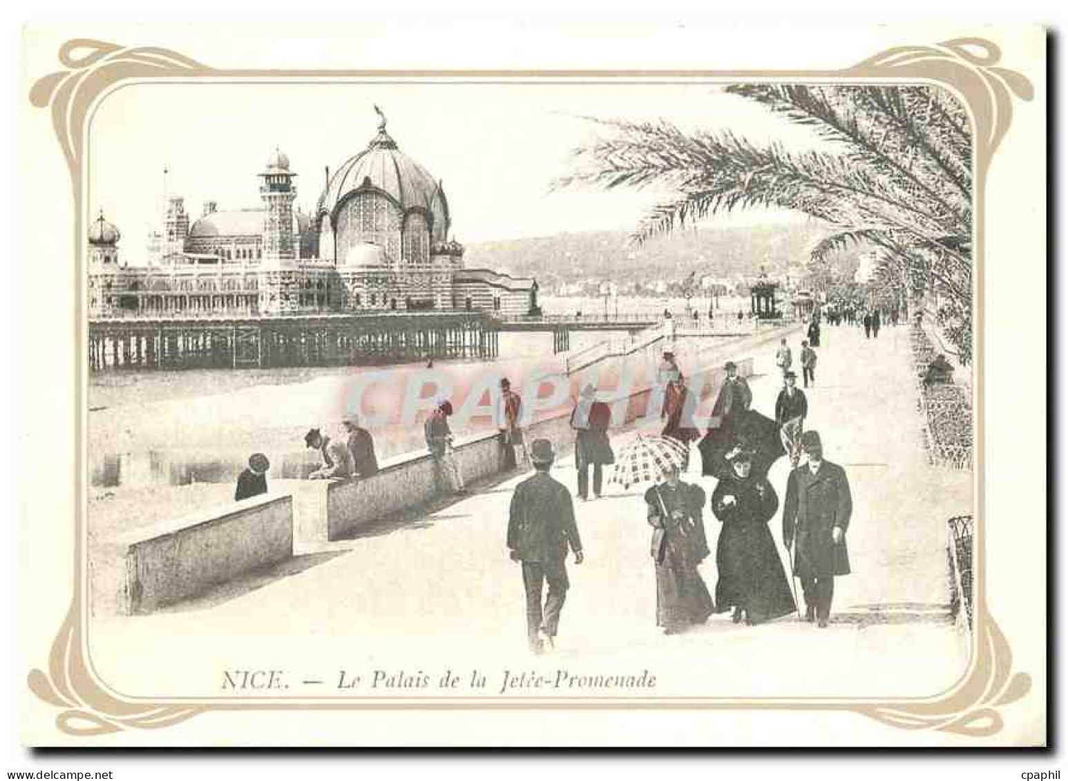 CPM Nice Le Palais de la Jetee Promenade