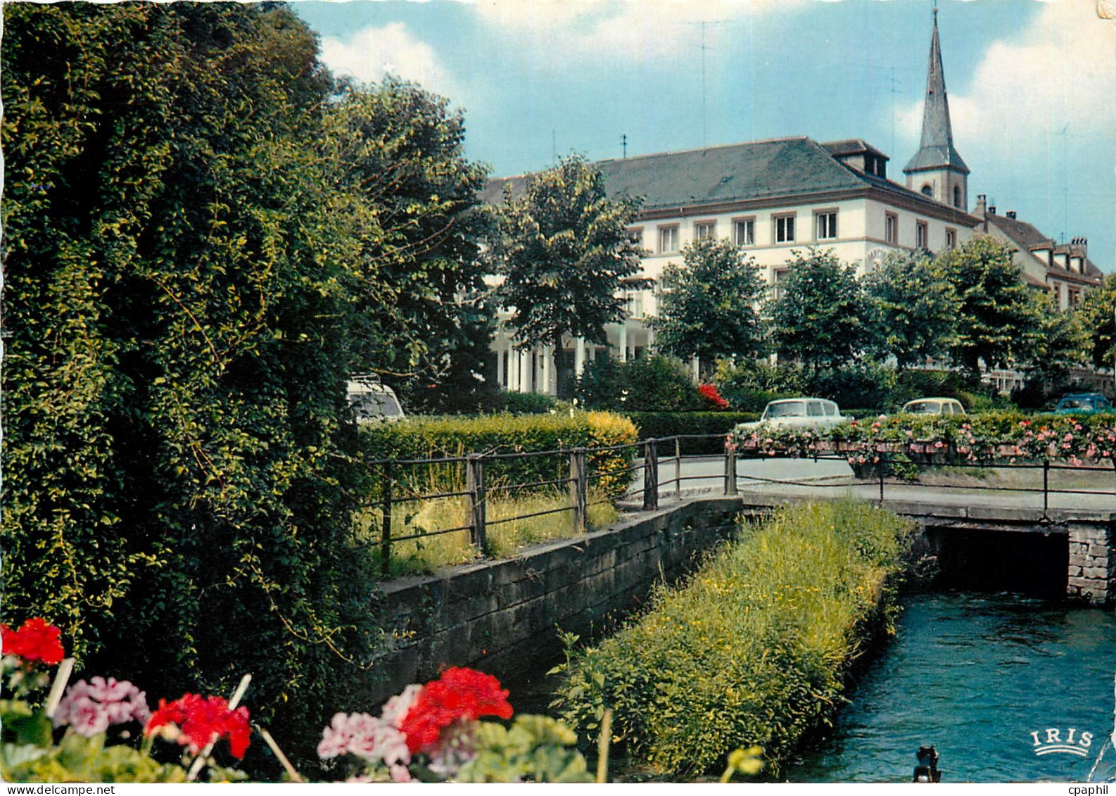 CPM Niederbronn les Bains Bas Rhin Les rives du Falkenstein et le Casino