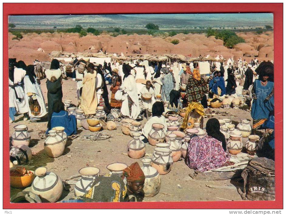CPM: Niger - Marché de Barmou