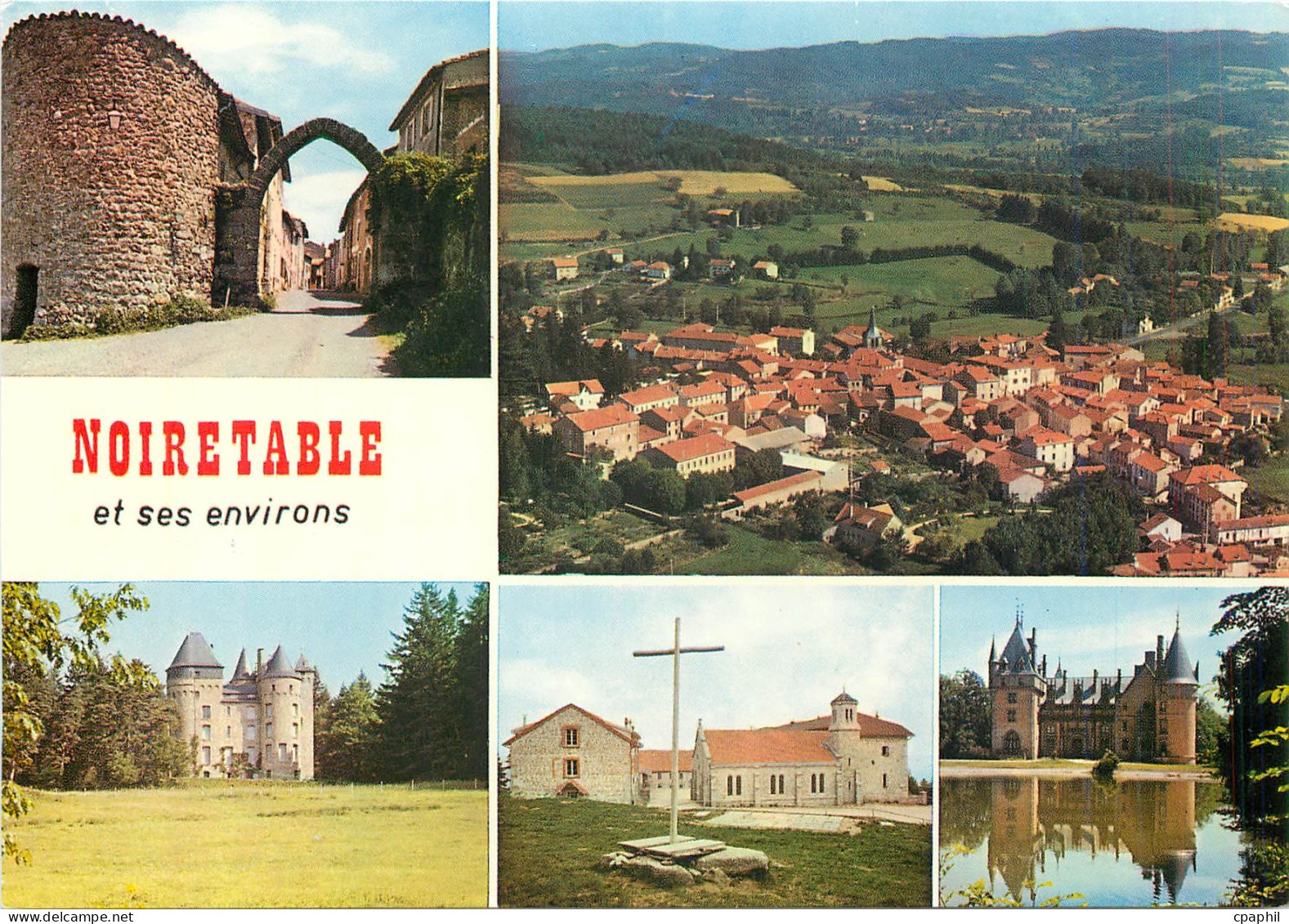 CPM Noiretable Loire et ses environs Cervieres Vue generale de Noiretable