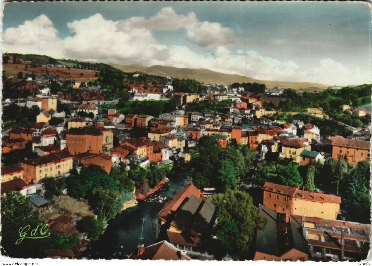 CPM Olliergues Vue generale (19907)