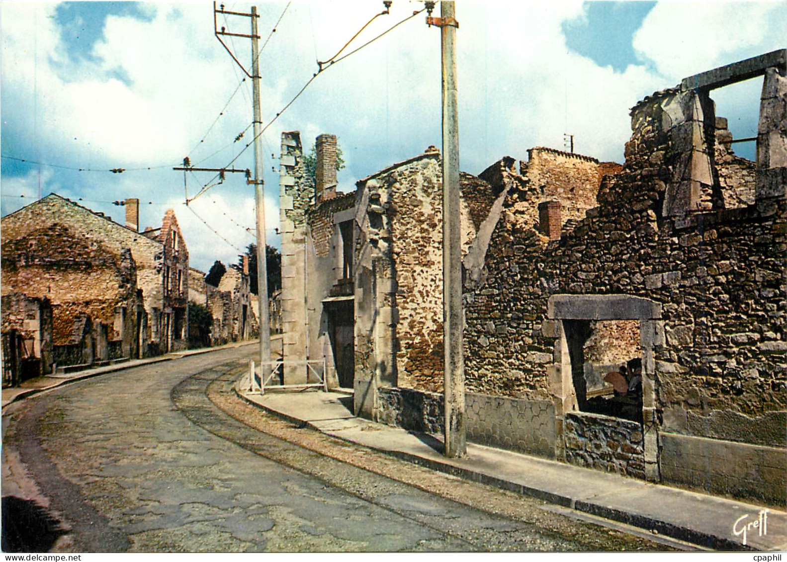 CPM Oradour sur Glane Haute Vienne Cite martyre